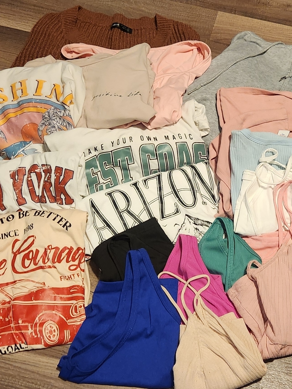 Womens Shein Lot Tshirt, Tanks, Sweaters Size large